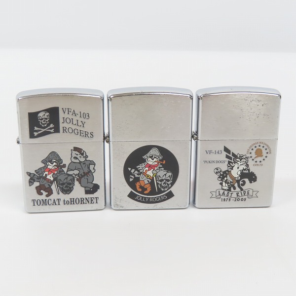ZIPPO/ジッポー アメリカ海軍 VF-143 プキンドッグ/VFA-103/JOLLY 