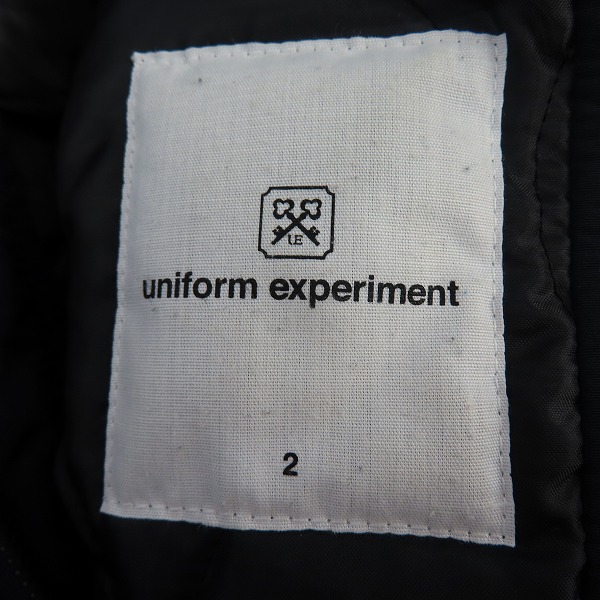 実際に弊社で買取させて頂いたuniform experiment/ユニフォームエクスペリメント PADDED MILITARY FUR COAT ファーコート UE-167057/2の画像 2枚目