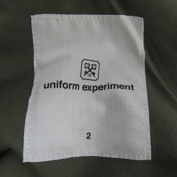 実際に弊社で買取させて頂いたuniform experiment/ユニフォームエクスペリメント 20SS STRETCH POPLIN SIDE POCKET TAPERED PANTS UE-200044/2の画像 2枚目