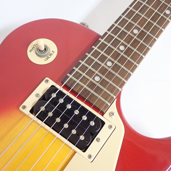 実際に弊社で買取させて頂いた★Epiphone/エピフォン Les Paul 100 /レスポール ボルトオンネック ソフトケース付の画像 4枚目