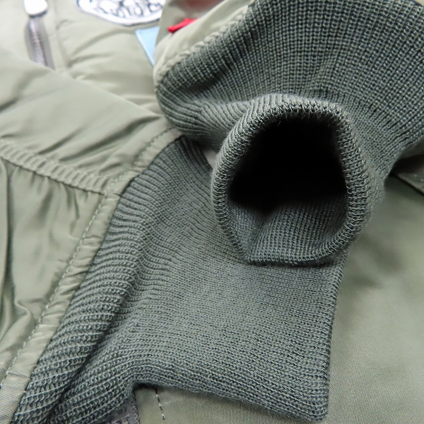 実際に弊社で買取させて頂いたSTUSSY×fragment design×ALPHA/ステューシー×フラグメント×アルファ 25周年記念 MA-1 フライトジャケット/Lの画像 6枚目