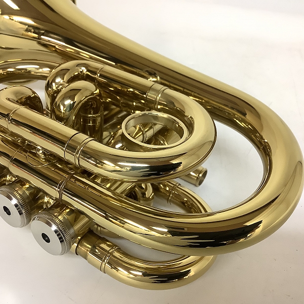 実際に弊社で買取させて頂いたBRILLER/ブリエル Twinkle L ポケットトランペット セミハードケース付きの画像 6枚目