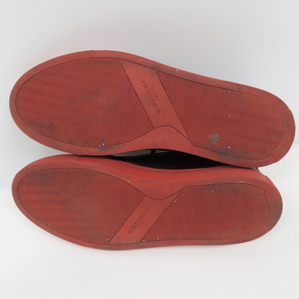 実際に弊社で買取させて頂いたGIVENCHY/ジバンシー レザーローカットスニーカーの画像 1枚目