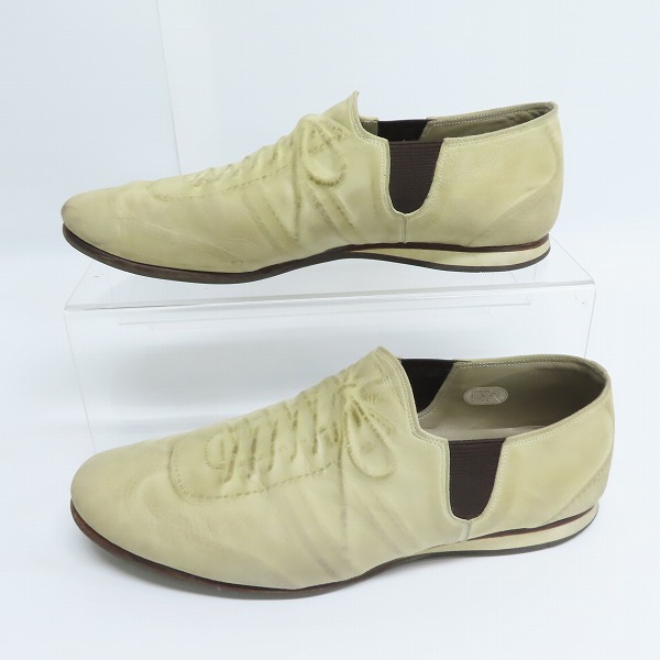 実際に弊社で買取させて頂いたMIHARA YASUHIRO/ミハラヤスヒロ サイドゴア スリッポン 27.5の画像 3枚目