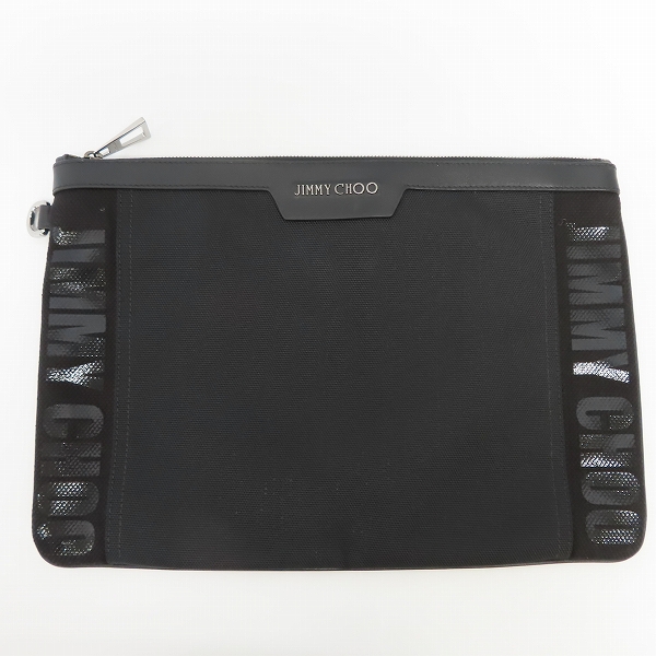 実際に弊社で買取させて頂いたJIMMY CHOO/ジミー チュウ DEREK/デレク サイドロゴ クラッチバッグ