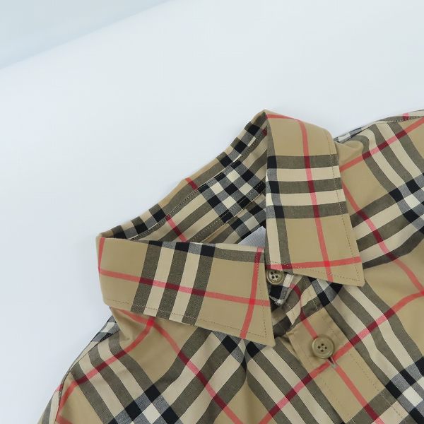 実際に弊社で買取させて頂いた【JPタグ】BURBERRY/バーバリー 19SS ロゴプリントノバチェック長袖シャツ 8017567/Mの画像 5枚目