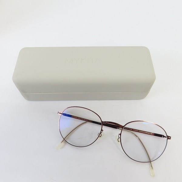 実際に弊社で買取させて頂いたMYKITA/マイキータ LITE LUND レンズ度入り ボストンフレーム メガネフレーム/アイウェアの画像 8枚目