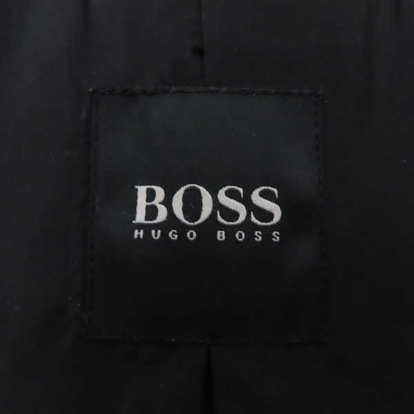 実際に弊社で買取させて頂いたHUGO BOSS/ヒューゴボス ラムレザー 1Bテーラードジャケット/50の画像 2枚目