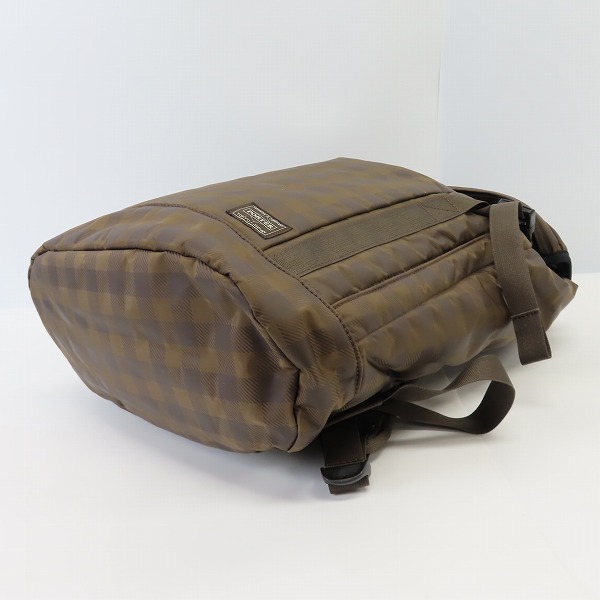 実際に弊社で買取させて頂いたHEAD PORTER/ヘッドポーター BROWNIE チェック柄 バックパック/リュックサックの画像 2枚目