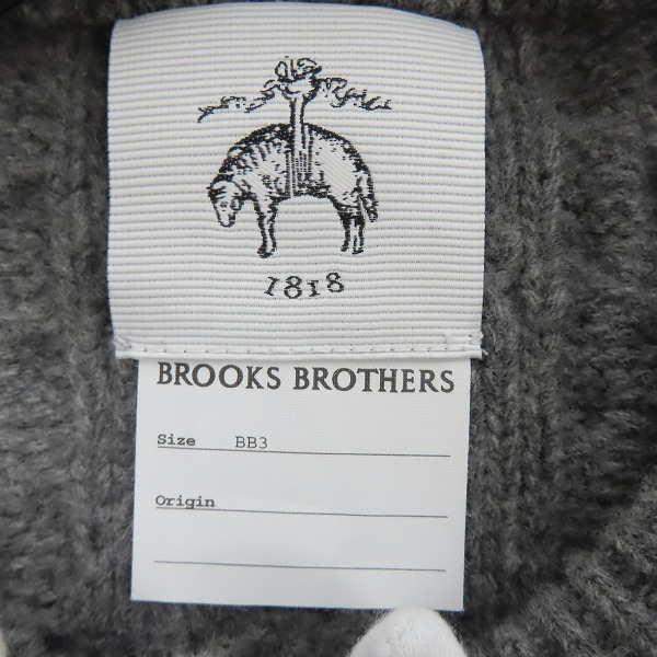実際に弊社で買取させて頂いたBROOKS BROTHERS/ブルックスブラザーズ ウールケーブルニット/BB3の画像 2枚目