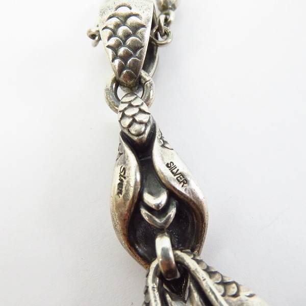 実際に弊社で買取させて頂いたBloody Mary/ブラッディマリー マーメイドフィンペンダント w/アレーナチェーン 60cmの画像 6枚目