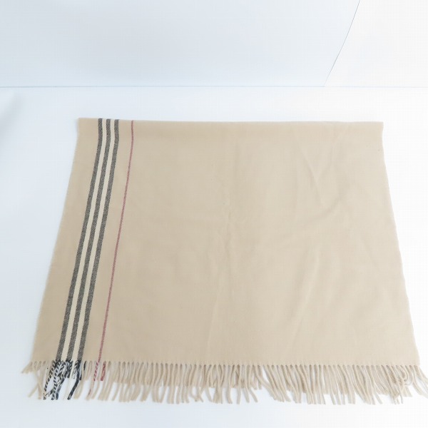 実際に弊社で買取させて頂いたBURBERRY LONDON/バーバリー ロンドン ウール マフラーの画像 3枚目