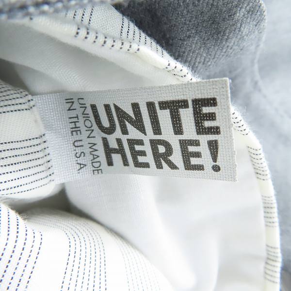 実際に弊社で買取させて頂いたBrooks Brothers/ブルックスブラザーズ 3Bテーラードジャケット グレー/BB4の画像 5枚目