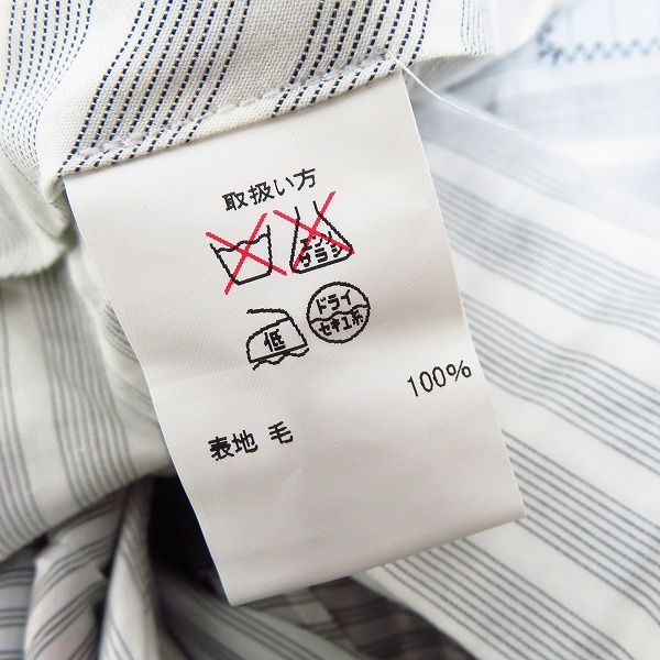 実際に弊社で買取させて頂いたBROOKS BROTHERS/ブルックスブラザーズ ウールチェックパンツ グレー×レッド/BB3の画像 4枚目