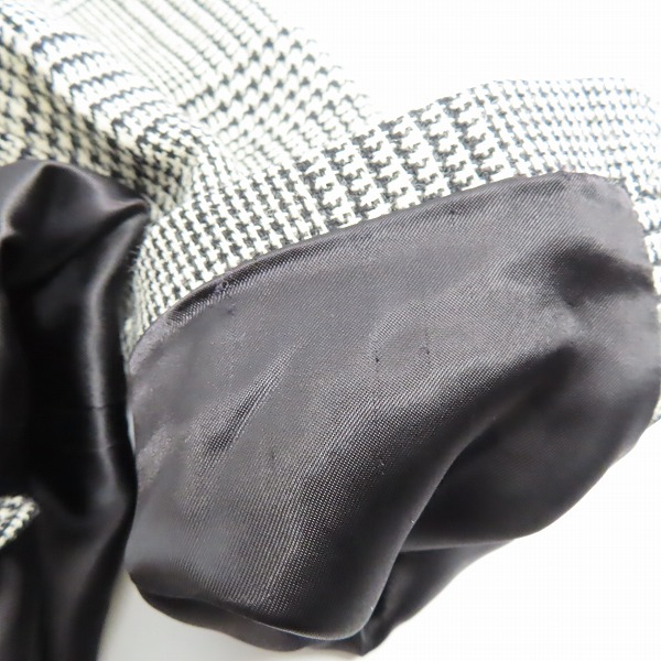 実際に弊社で買取させて頂いたato/アトウ ウールアルパカ グレンチェック柄 2Bテーラードジャケット/46の画像 8枚目