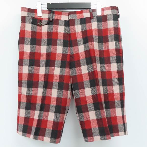 実際に弊社で買取させて頂いたBLACK FLEECE by Brooks Brothers/ブラックフリース ブルックスブラザーズ チェック柄 ウール ハーフパンツ BB3