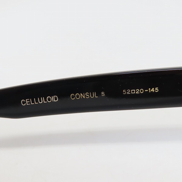 実際に弊社で買取させて頂いたOLIVER GOLDSMITH/オリバーゴールドスミス CELLULOID CONSUL 度入り 眼鏡 メガネフレームの画像 5枚目