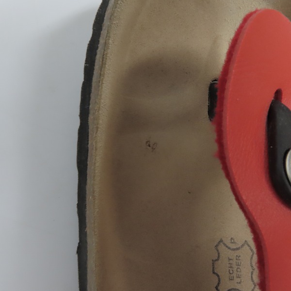 実際に弊社で買取させて頂いたBetula by BIRKENSTOCK/ベチュラ ビルケンシュトック レザーサンダル 734601/26.5の画像 6枚目