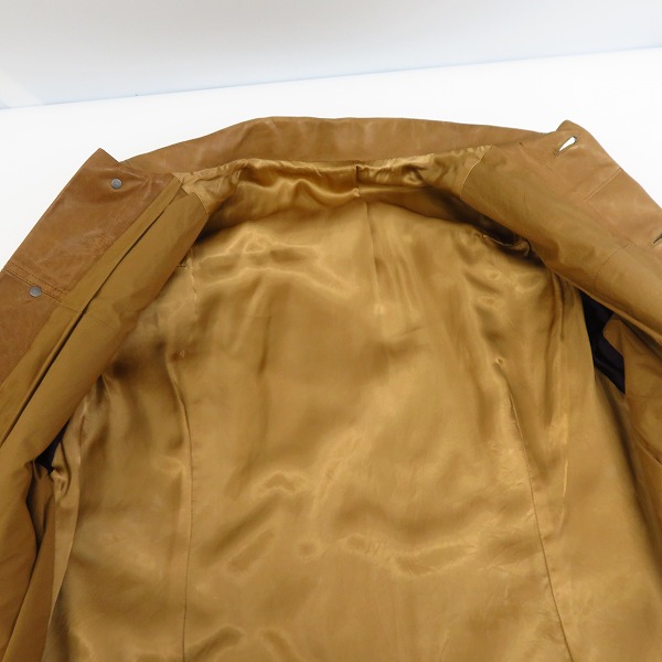 実際に弊社で買取させて頂いたRick Owens/リックオウエンス 16AW WORKER JKT/カーフレザー ジャケット RU16F6770/48の画像 9枚目