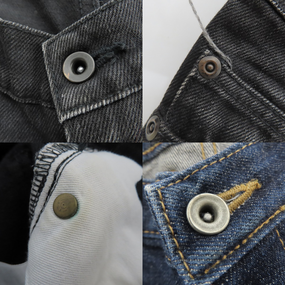 実際に弊社で買取させて頂いたato/アトウ コーデュロイ/デニムパンツ/44 4点セットの画像 6枚目