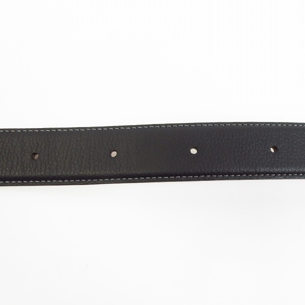 実際に弊社で買取させて頂いたdunhill/ダンヒル ピンバックル レザーベルト 42/107の画像 4枚目