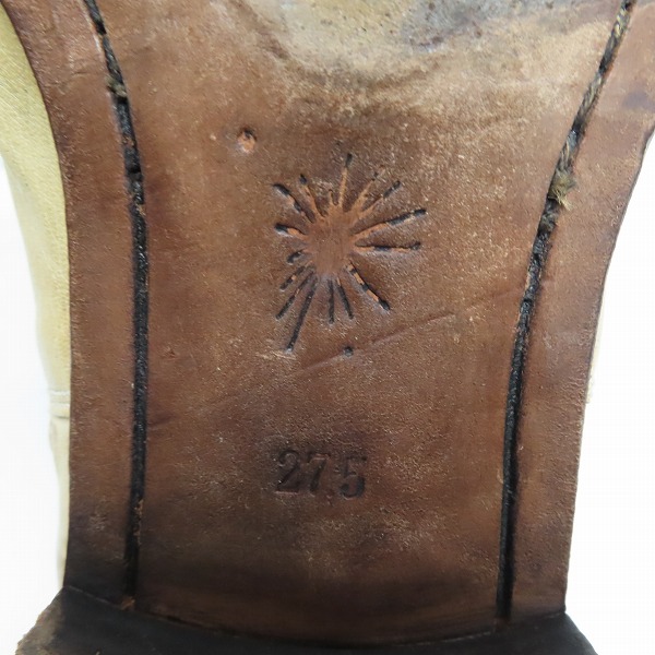 実際に弊社で買取させて頂いたMIHARA YASUHIRO/ミハラヤスヒロ サイドジップブーツ 27.5の画像 5枚目