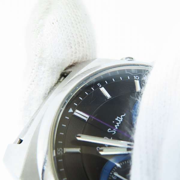 実際に弊社で買取させて頂いたPaulSmith/ポールスミス クロノグラフ クォーツ腕時計 0520-S092388の画像 5枚目