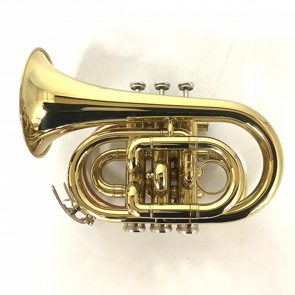 実際に弊社で買取させて頂いたBRILLER/ブリエル Twinkle L ポケットトランペット セミハードケース付きの画像 2枚目