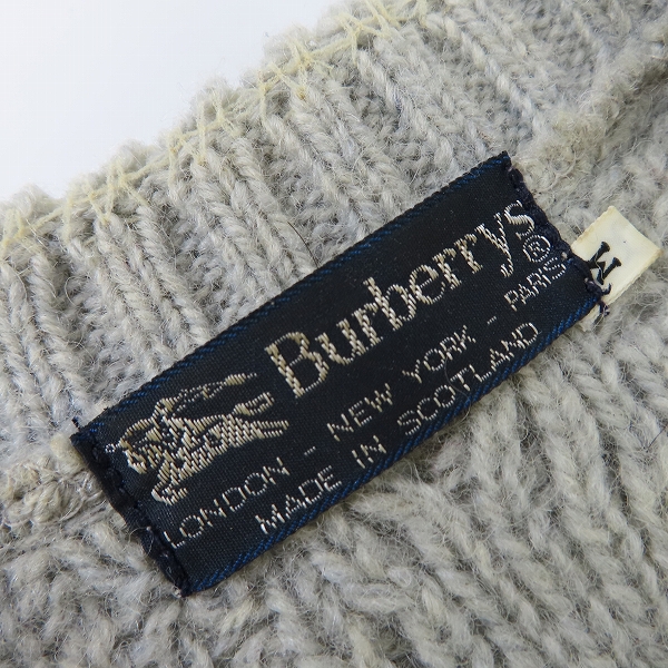 実際に弊社で買取させて頂いたBurberry's/バーバリーズ ケーブルニットセーター/Mの画像 2枚目