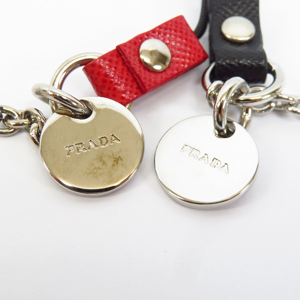実際に弊社で買取させて頂いたPRADA/プラダ ハートチャーム ストラップ 2点セットの画像 3枚目