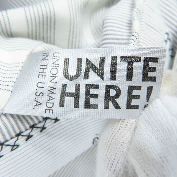 実際に弊社で買取させて頂いたBrooks Brothers/ブルックスブラザーズ ヘアラインストライプ3Bテーラードジャケット ホワイト×グレー/BB3の画像 4枚目