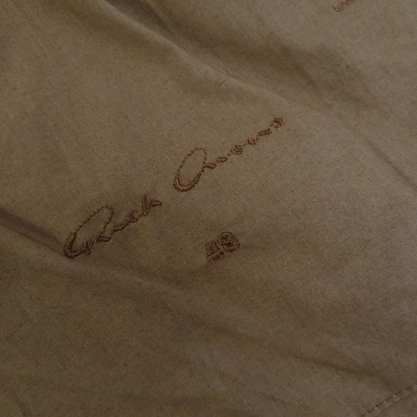 実際に弊社で買取させて頂いたRick Owens/リックオウエンス 16AW WORKER JKT/カーフレザー ジャケット RU16F6770/48の画像 2枚目