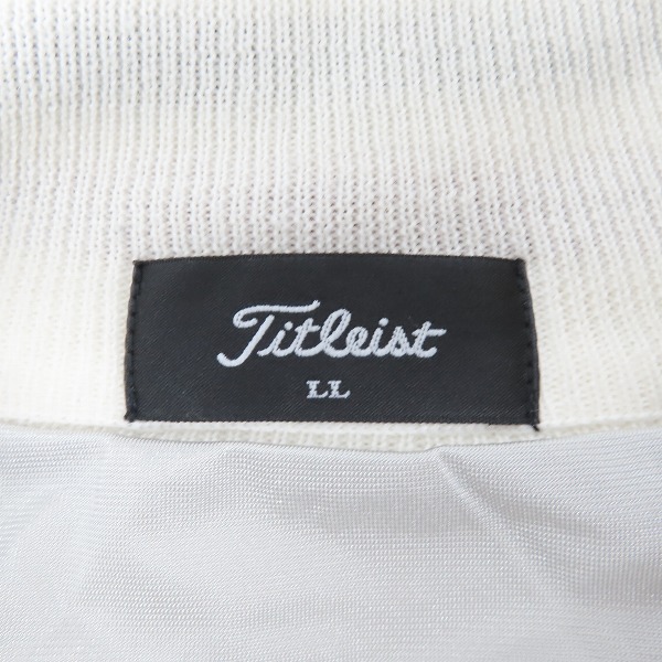 実際に弊社で買取させて頂いたTitleist/タイトリスト ケーブルジップアップニットジャケット 蓄熱裏地/LLの画像 2枚目