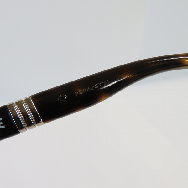 実際に弊社で買取させて頂いたBVLGARI/ブルガリ サイドロゴ 眼鏡/メガネフレーム 3018 504の画像 5枚目