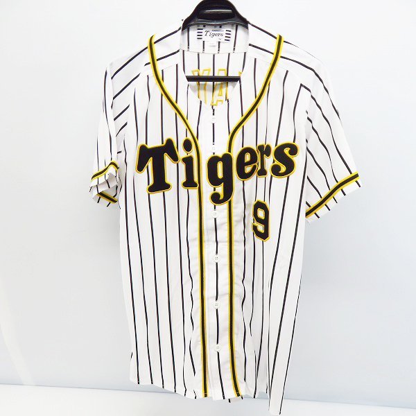 美品 阪神タイガース 縦縞ユニフォーム #9 高山俊 Mサイズ