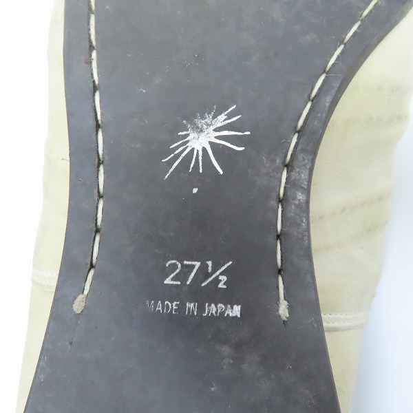 実際に弊社で買取させて頂いたMIHARA YASUHIRO/ミハラヤスヒロ サイドゴア スリッポン 27.5の画像 5枚目