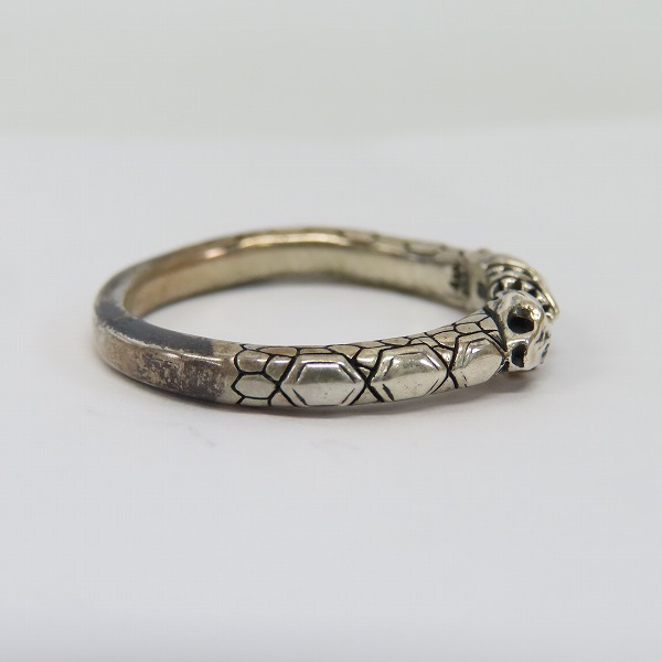 実際に弊社で買取させて頂いた【ギャラ付】Bloody Mary/ブラッディマリー 四神 - 玄武 リング ブラックダイヤ 25号の画像 3枚目