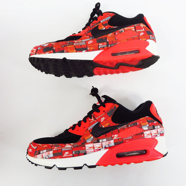 実際に弊社で買取させて頂いたNIKE×atmos/ナイキ×アトモス AIR MAX 90 PRNT WE LOVE NIKE エアマックス90 スニーカー AQ0926-001/29の画像 3枚目