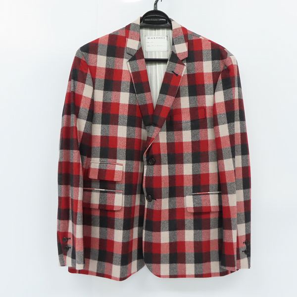 実際に弊社で買取させて頂いたBLACK FLEECE by Brooks Brothers/ブラックフリース ブルックスブラザーズ チェック3Bテーラードジャケット レッド/BB3