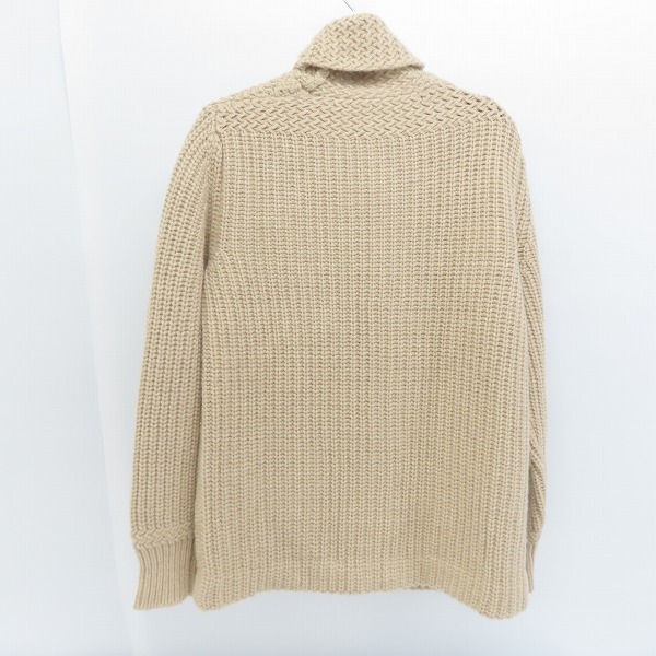 実際に弊社で買取させて頂いたUNITED ARROWS/ユナイテッドアローズ キャメル ショールカラー  ニットカーディガンの画像 1枚目