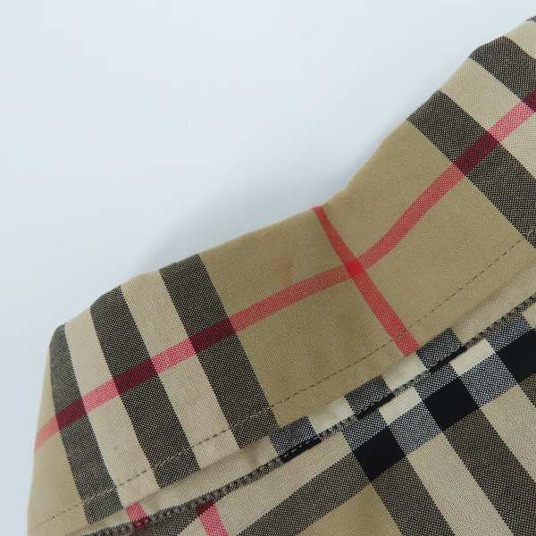 実際に弊社で買取させて頂いた【JPタグ】BURBERRY/バーバリー 19SS ロゴプリントノバチェック長袖シャツ 8017567/Mの画像 6枚目