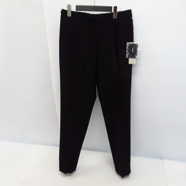 実際に弊社で買取させて頂いた【未使用】LAD MUSICIAN/ラッドミュージシャン 21-22AW ウールギャバジン 2タック スリムスラックス 2221-554/44