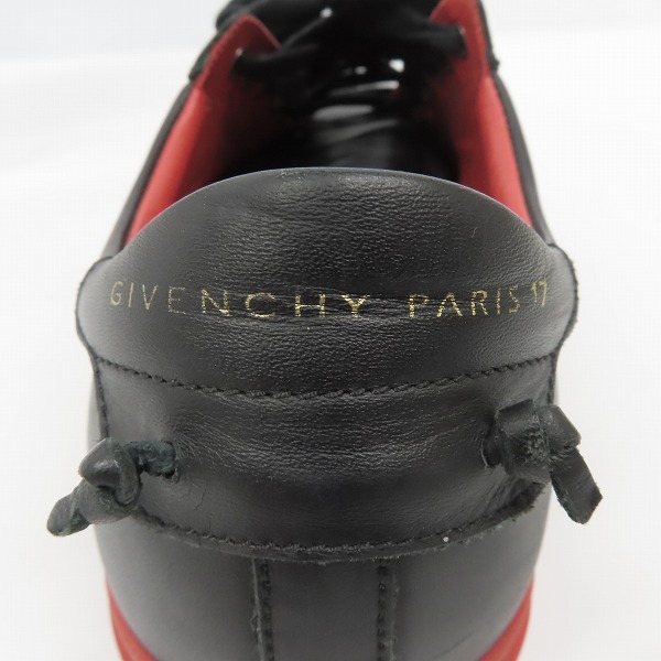 実際に弊社で買取させて頂いたGIVENCHY/ジバンシー レザーローカットスニーカーの画像 5枚目