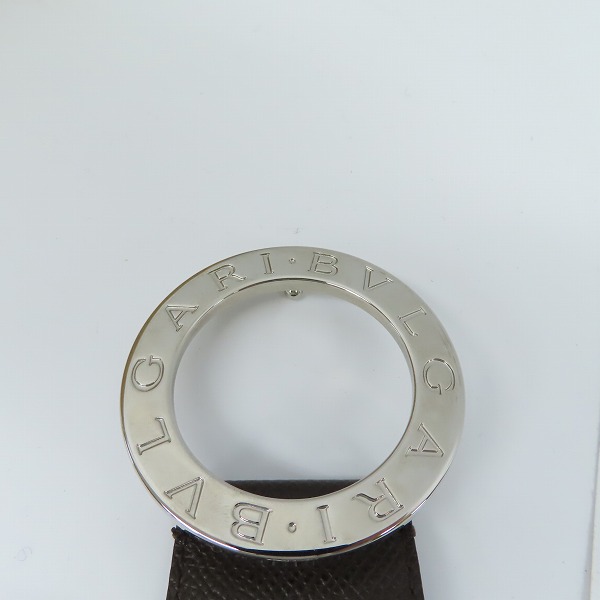 実際に弊社で買取させて頂いたBVLGARI/ブルガリ BBラウンドバックル レザーベルトの画像 1枚目