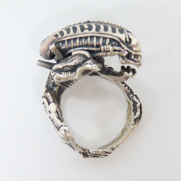 実際に弊社で買取させて頂いたCRAZY PIG/クレイジーピッグ ALIEN WHOLE BODY/エイリアン ホール ボディ リング 28号の画像 5枚目