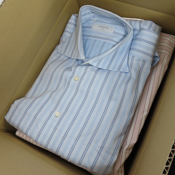 実際に弊社で買取させて頂いた【おまとめ品/10点↑】417 by エディフィス/エルメネジルド ゼニア他 セットアップ スーツ/シャツ/ジャケット等