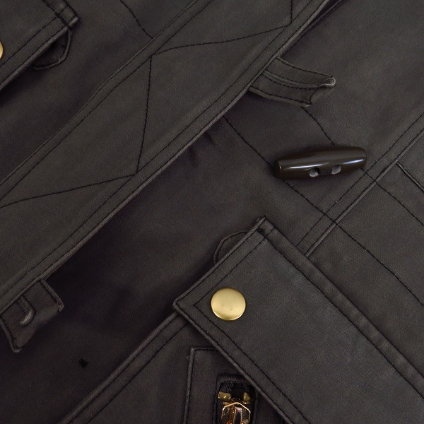 実際に弊社で買取させて頂いたMARC BY MARC JACOBS/マーク・バイ・マーク・ジェイコブス ボアフード ミリタリーコート/Sの画像 9枚目