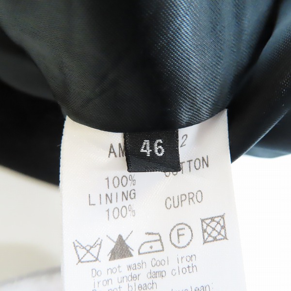 実際に弊社で買取させて頂いたato/アトウ シングルトレンチコート/46の画像 3枚目