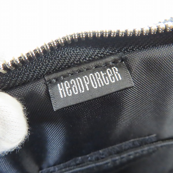 実際に弊社で買取させて頂いたHEAD PORTER/ヘッドポーター フェイクレザー2way クラッチバッグ/ショルダーバッグの画像 4枚目