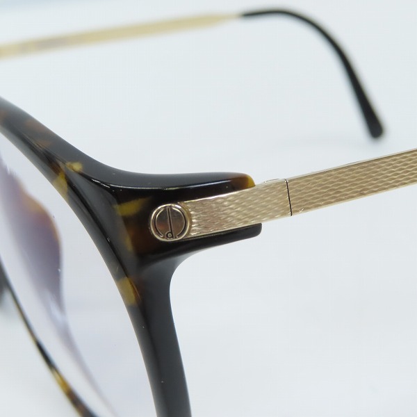 実際に弊社で買取させて頂いたDunhill/ダンヒル メガネフレーム 6026Aの画像 6枚目